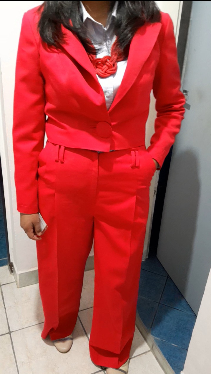 Conjunto de blazer y pantalón sastrero