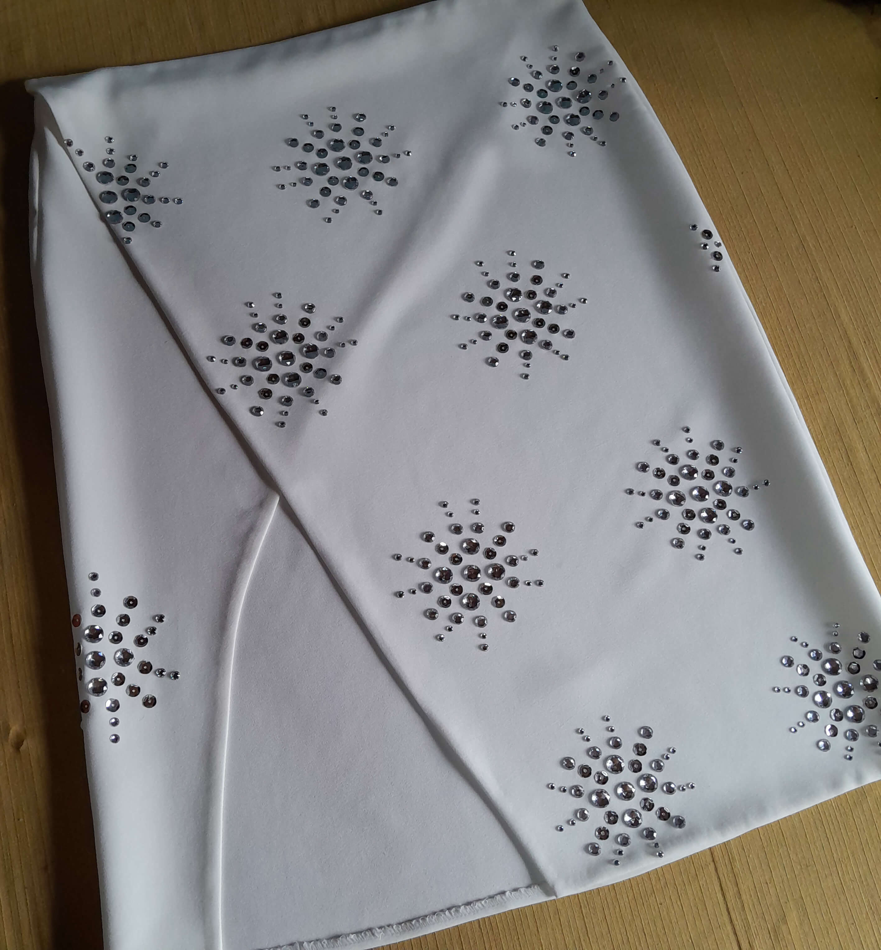 Pollera pareo con brillos
